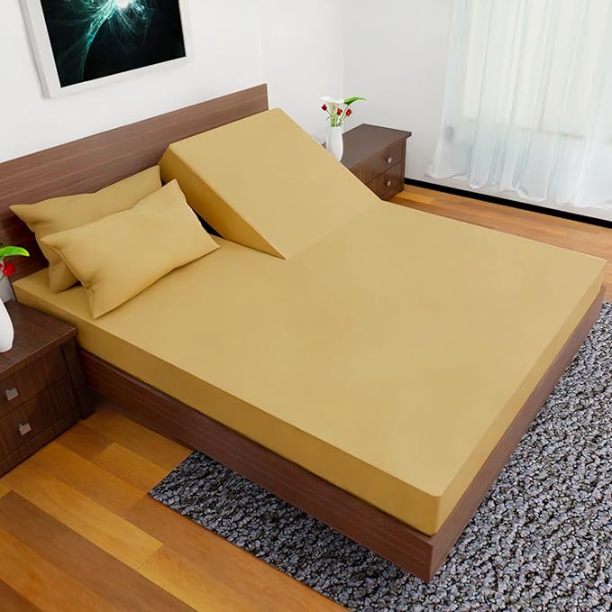 Top Split Flex Head King Size Sheet Set - Egyptian Quality Ultra-Soft Bed Sheets | Double Brushed | Deep Pockets- Easy Fit - 4 Piece Set- Fade Resistant