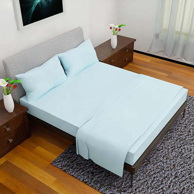 California King Sheet Sets – 4Pcs Cal King Bedding Set, Deep Pocket, Double Brushed Microfiber, Fade Resistant, Soft & Breathable Bed Sheets for Ultimate Comfort