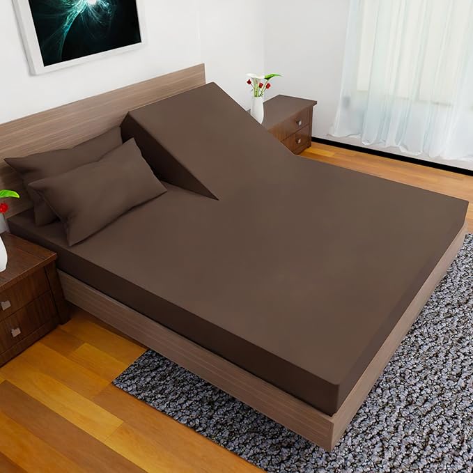 Top Split Flex Head King Size Sheet Set - Egyptian Quality Ultra-Soft Bed Sheets | Double Brushed | Deep Pockets- Easy Fit - 4 Piece Set- Fade Resistant