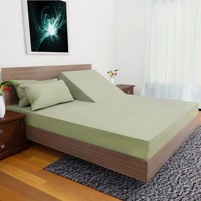 Top Split Flex Head King Size Sheet Set - Egyptian Quality Ultra-Soft Bed Sheets | Double Brushed | Deep Pockets- Easy Fit - 4 Piece Set- Fade Resistant